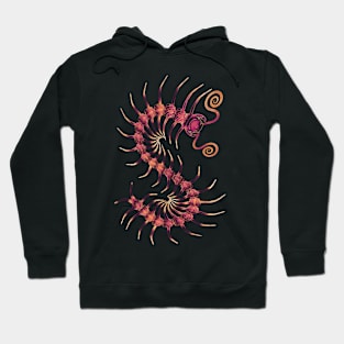 Orange Haze Centipede Hoodie